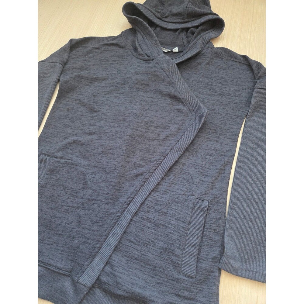 Athleta Blissful Wrap Hooded Open Front Cardigan